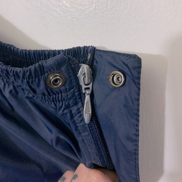 VINTAGE Nike Zip Away / Tearaway Track Pants jogging athletic pants windbreaker - Picture 10 of 12